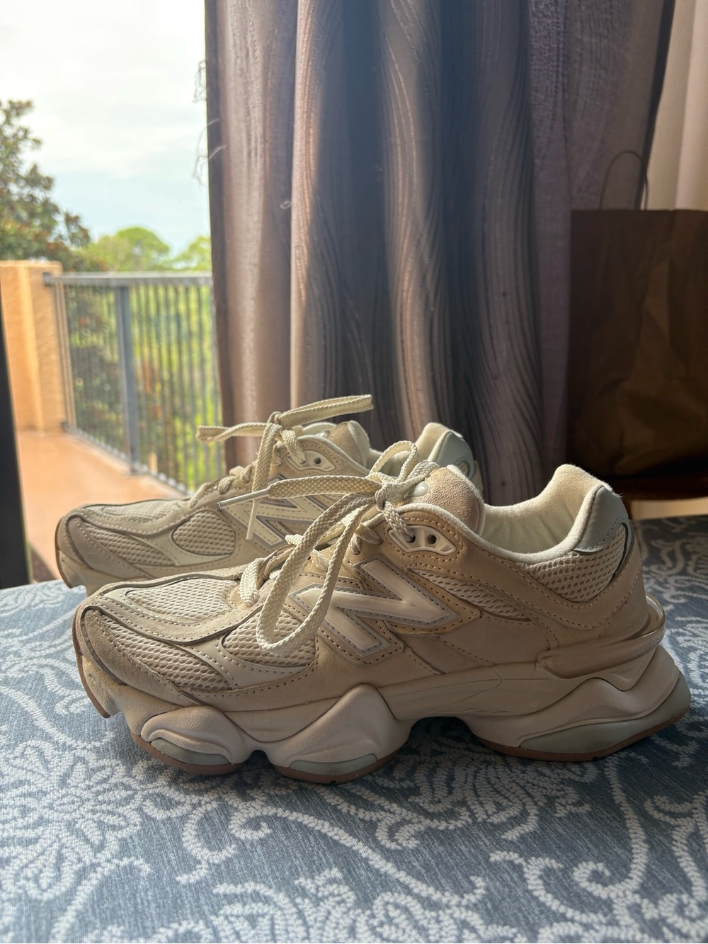 New Balance 9060 Women's Cream Sneakers